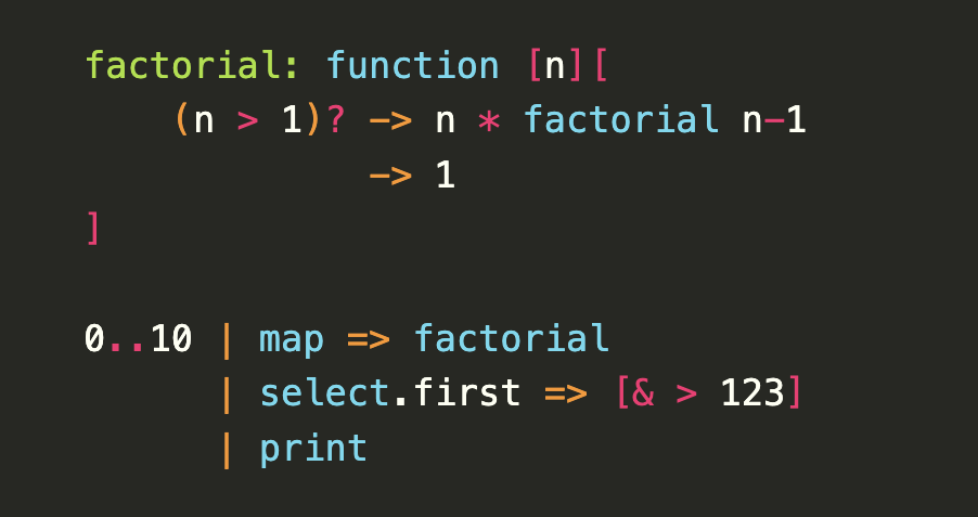 arturo code screenshot